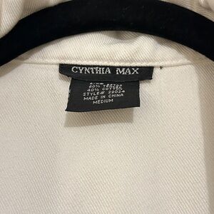 Cynthia Max cream/white denim